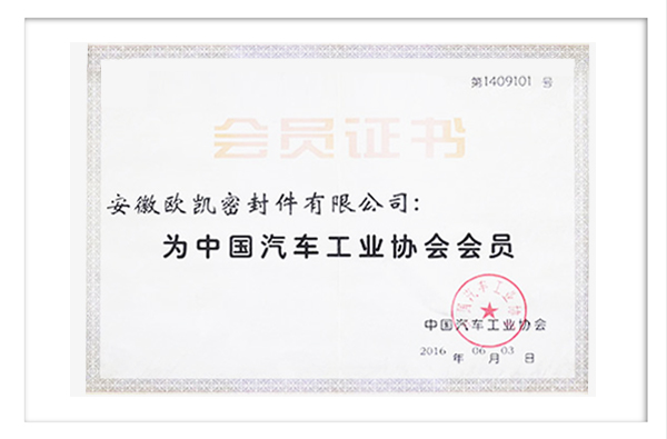He is a member of China Association of Automobile Manufacturers